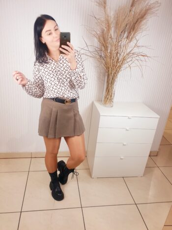 koszula, PurPura, długi rękaw, zapinana na guziki, z kołnierzem