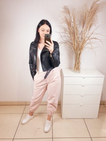 spodnie, sztruksowe, damskie, Damiano, livans, z kieszeniami